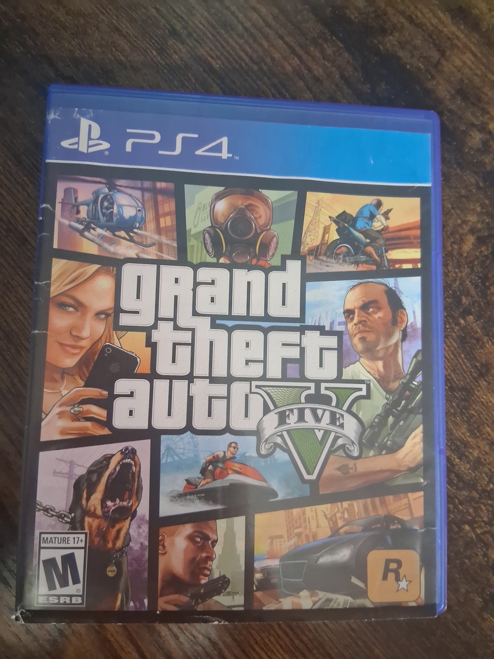Sony PS4 Grand Theft Auto V (Blue Case)